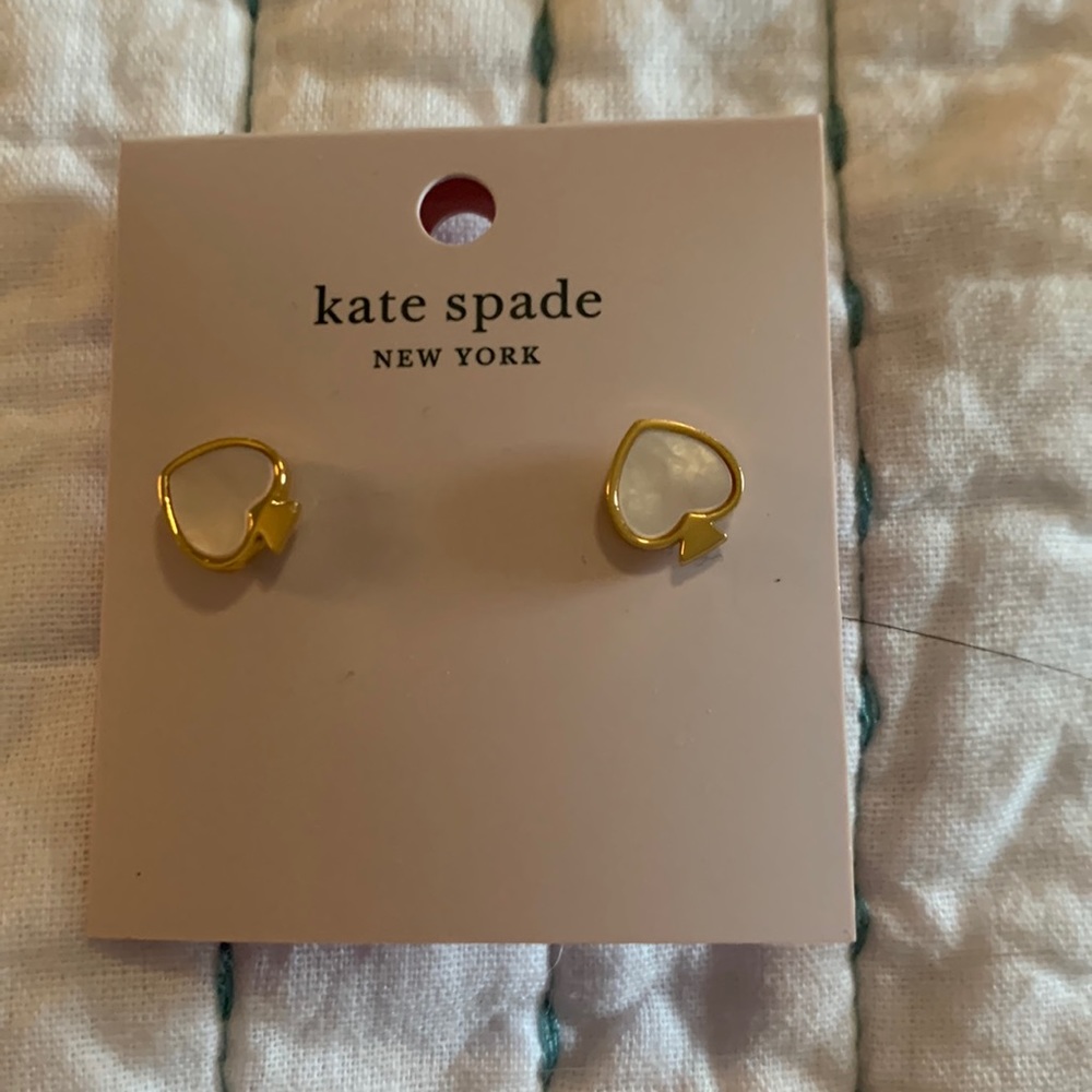 Brand new Kate Spade signature spade earrings